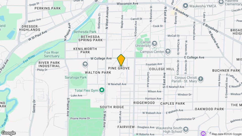 349 Harvey Ave Map and Location Details