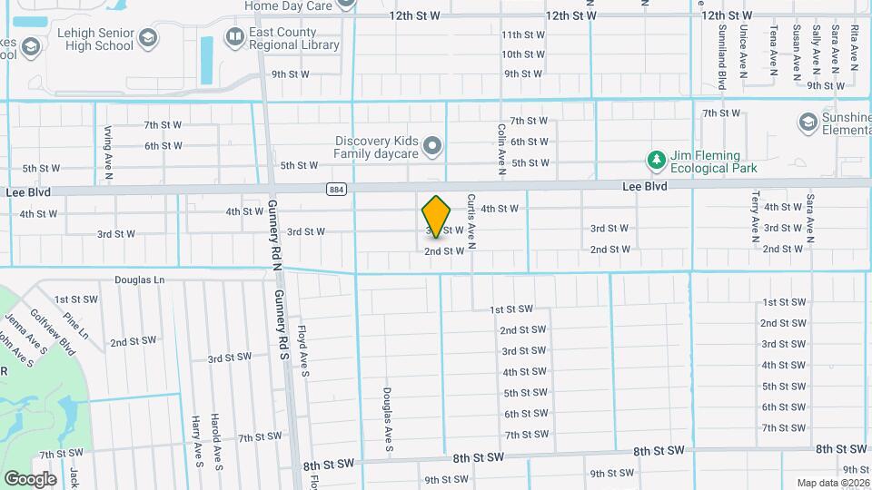 4112 2nd St W Map and Location Details