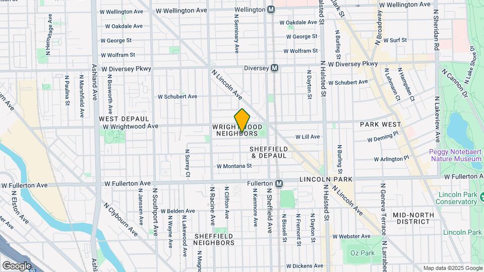 2535-2537 N Seminary Ave Map and Location Details