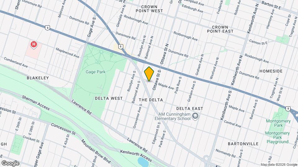 444 Maple Ave Map and Location Details