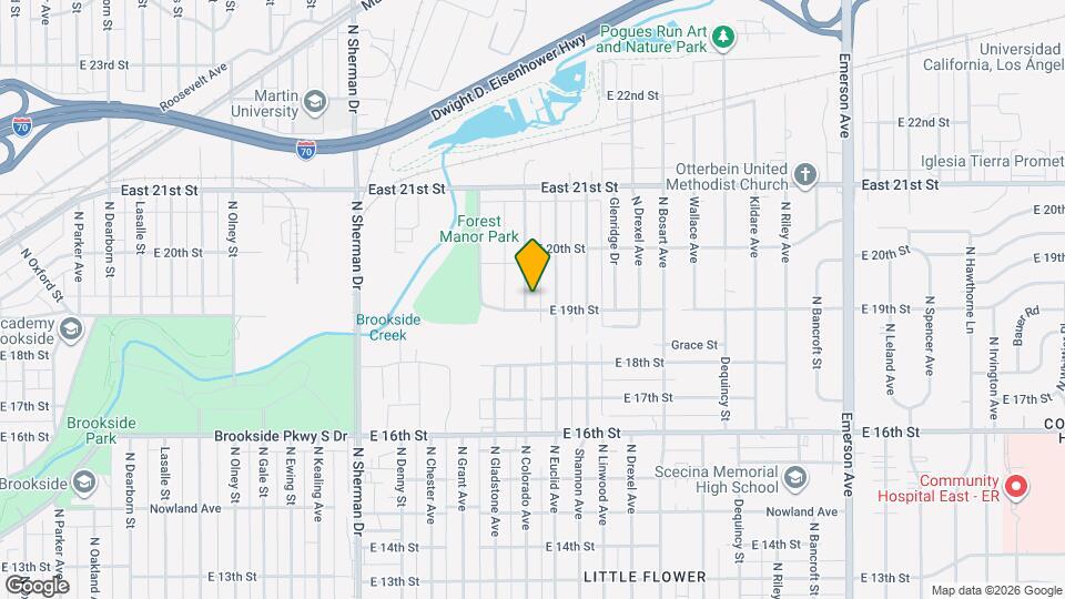 1909 N Colorado Ave Map and Location Details