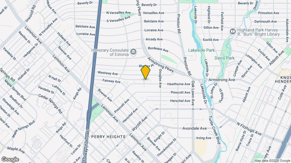 4001 Hawthorne Ave Mapa y Detalles de la Ubicación