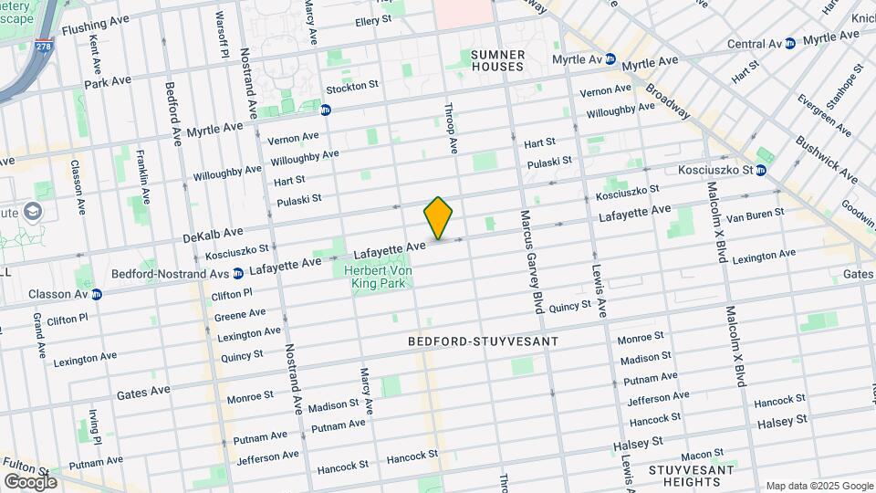 730 Lafayette Ave Mapa y Detalles de la Ubicación
