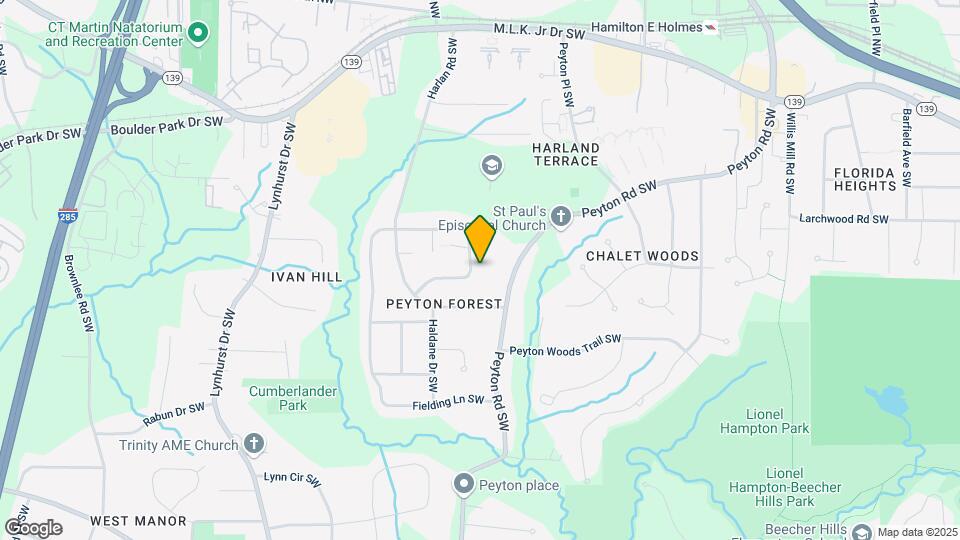 2806 Chaucer Dr SW Map and Location Details