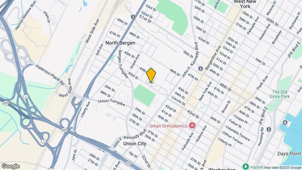 1300 43rd St Map and Location Details