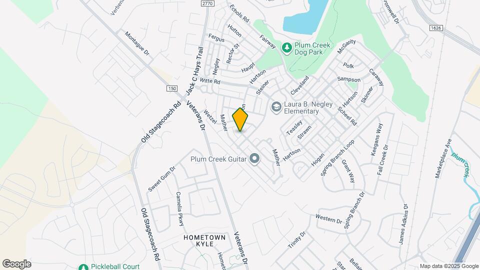 5733 Hartson Map and Location Details