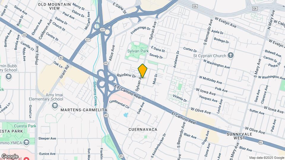 723-725 Sylvan Ave Map and Location Details