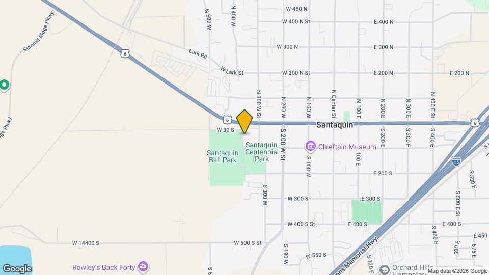 65 S 400 W St Map and Location Details