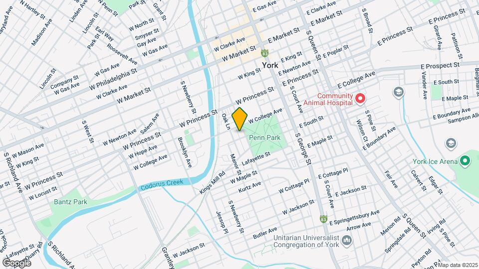 316 S Pershing Ave Mapa y Detalles de la Ubicación