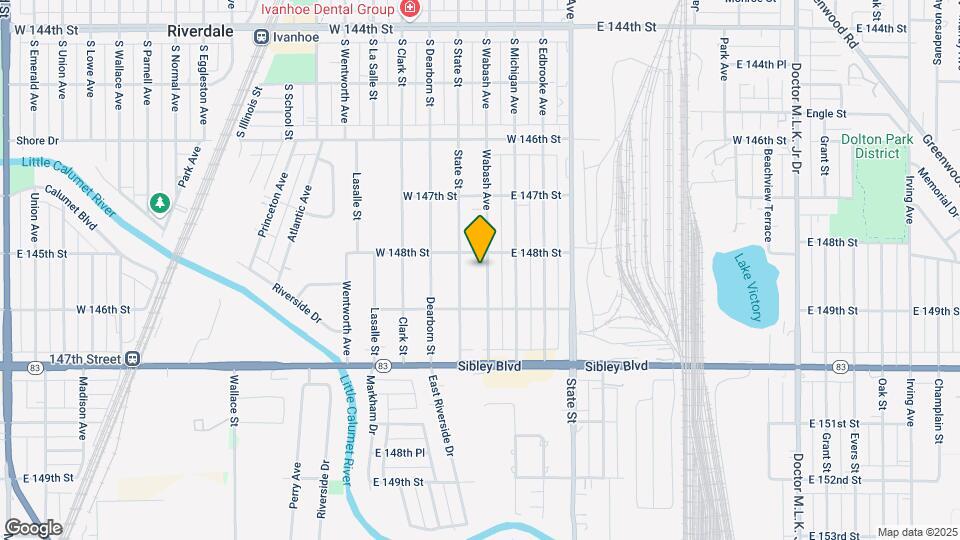 14814 Wabash Ave Map and Location Details