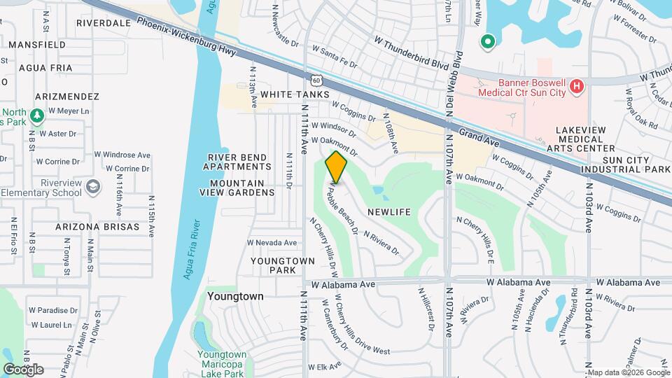 12645 N Pebble Beach Dr Map and Location Details