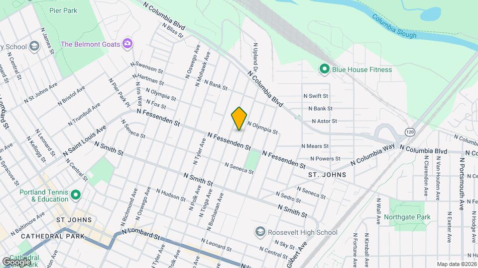 9533 N Buchanan Ave Map and Location Details