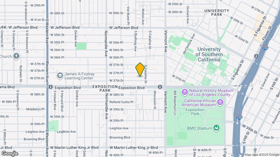 1223 W 37th Dr Map and Location Details