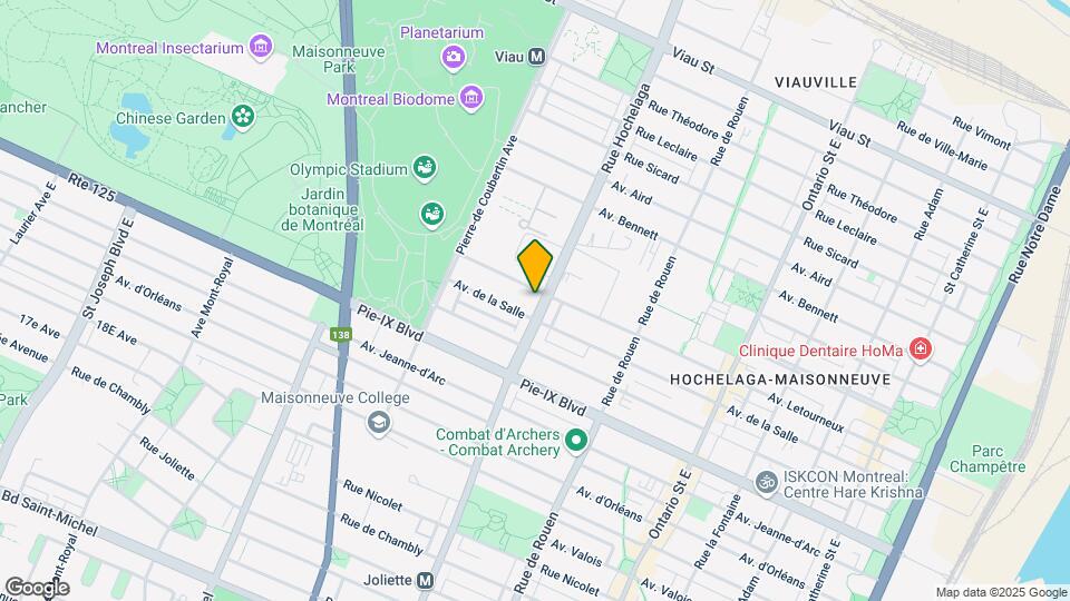 4275 Hochelaga Rue Map and Location Details