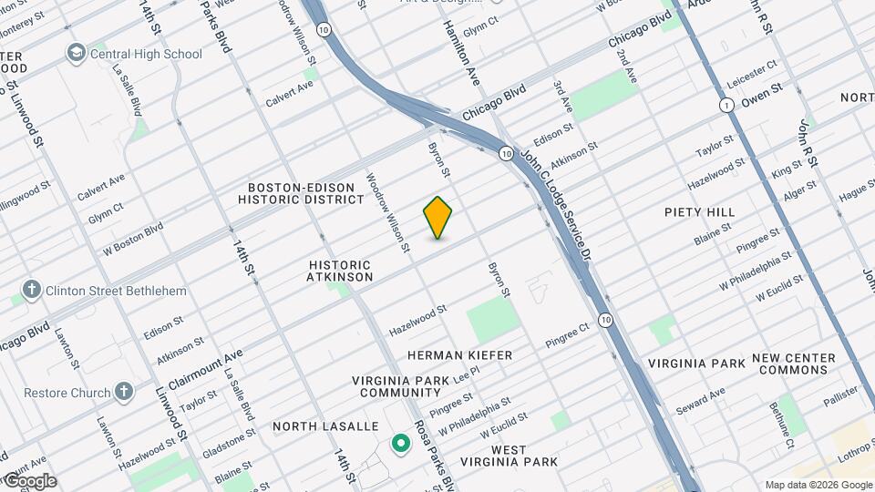 1500 Clairmount Ave Map and Location Details