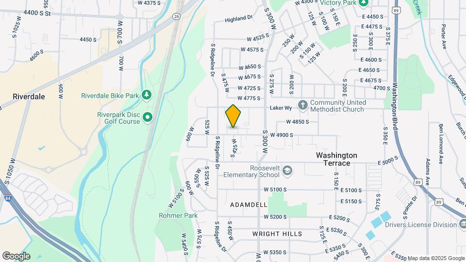 436 W 4900 S Map and Location Details