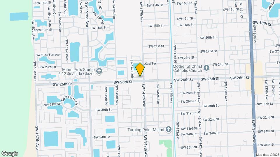 14724 SW 25th Ln Map and Location Details