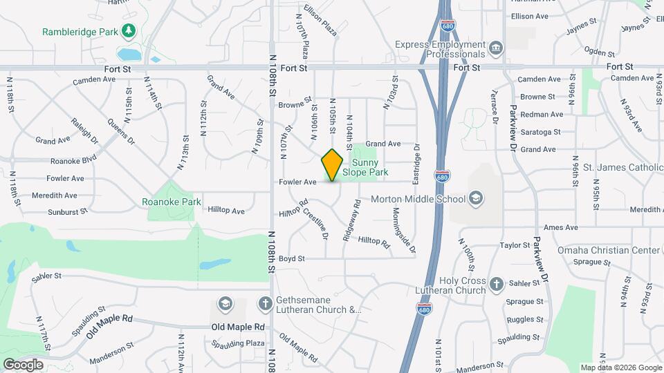 10607 Fowler Ave Map and Location Details