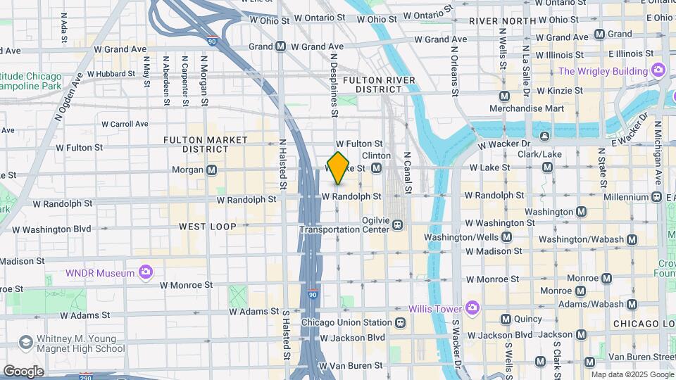 153 N Desplaines St Map and Location Details
