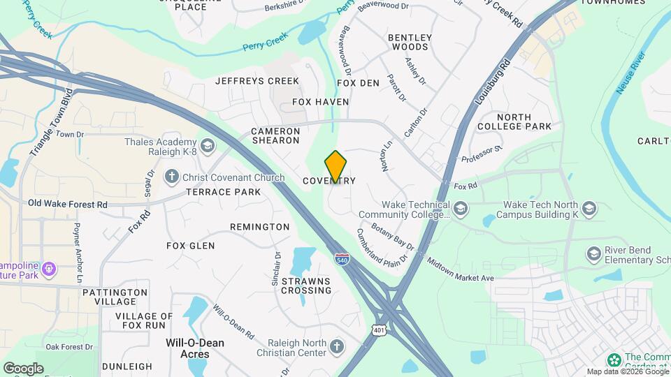 6910 Coventry Ridge Rd Map and Location Details