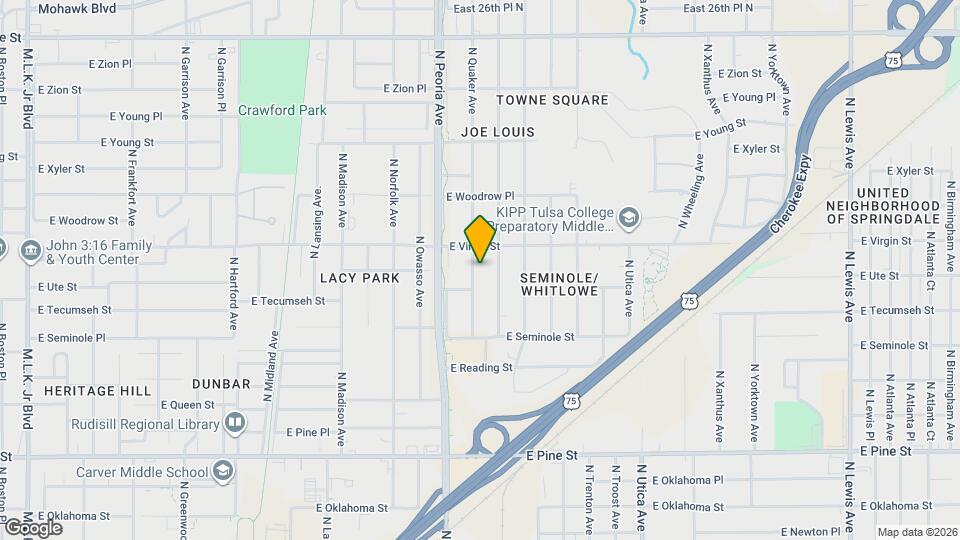 2017 N Quaker Ave Map and Location Details