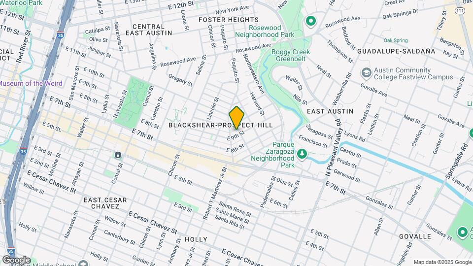 2206 E 9th St Map and Location Details