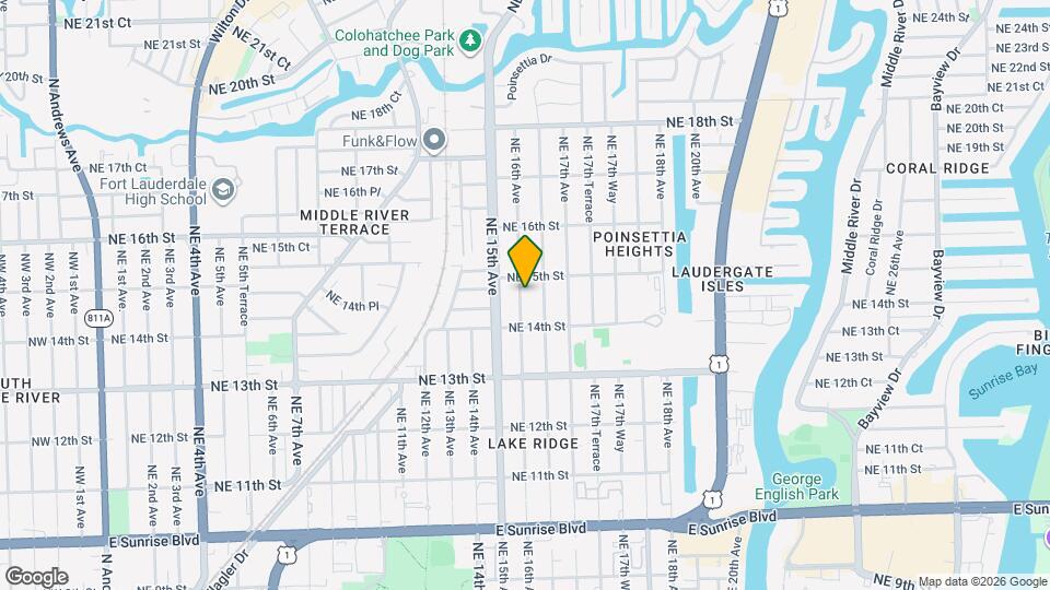 1430 NE 16th Ave Map and Location Details