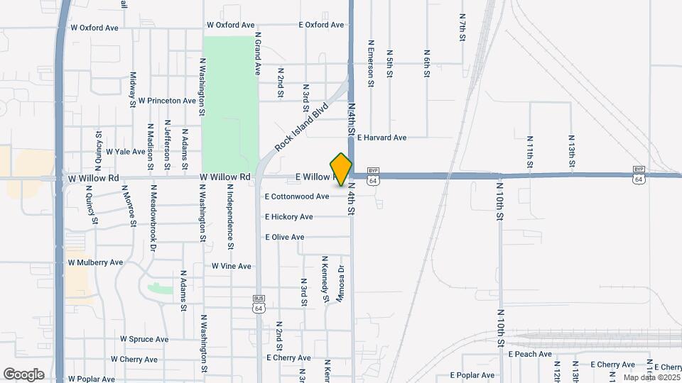 350 E Cottonwood Ave Map and Location Details