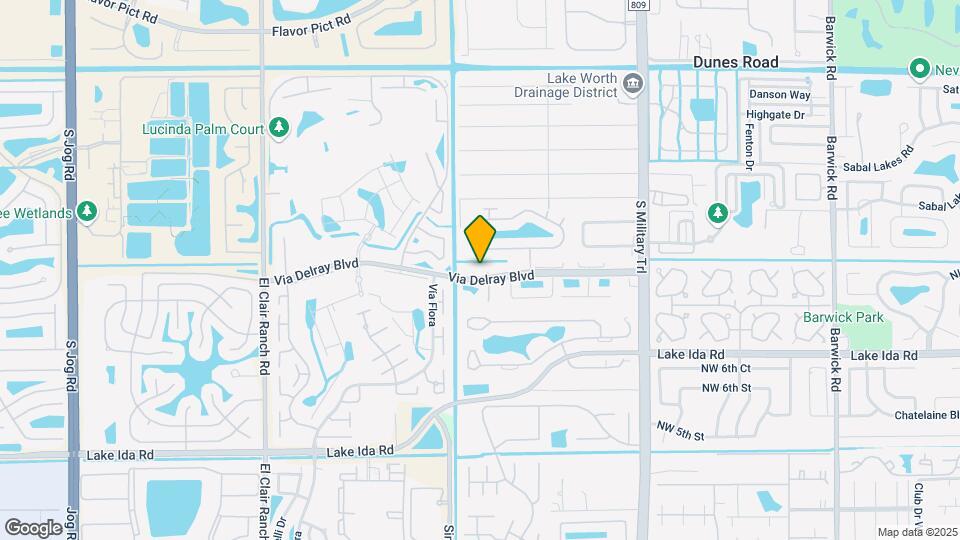5405 Via Delray Blvd Map and Location Details