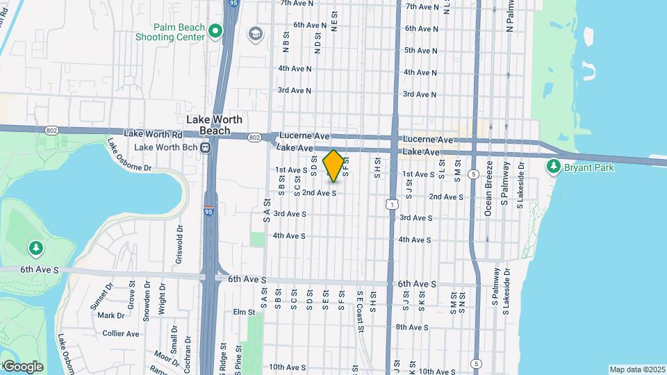 126 S E St Mapa y Detalles de la Ubicación