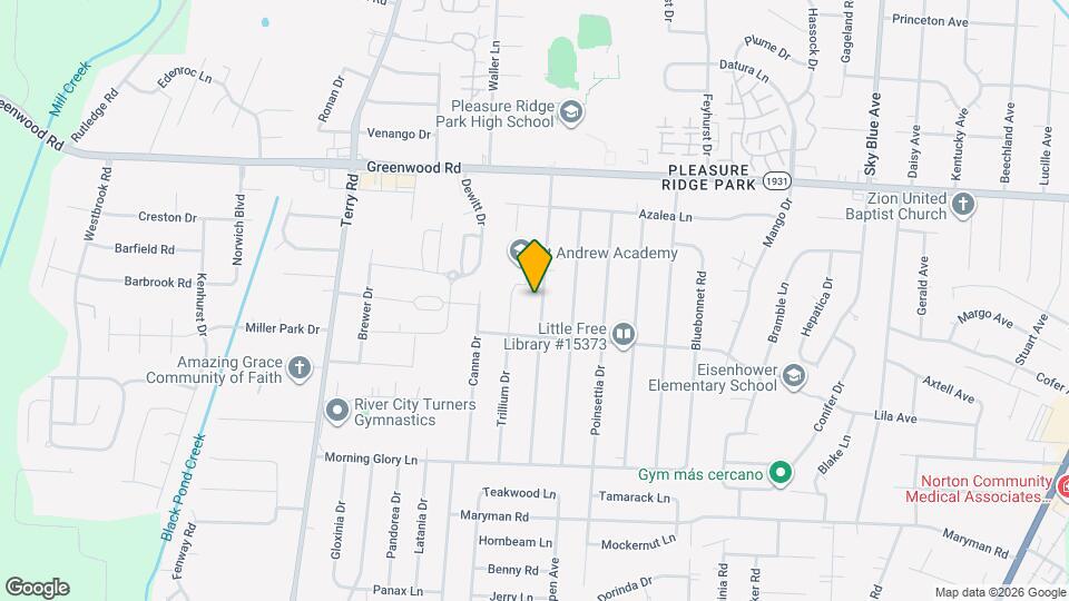 7802 Columbine Dr Map and Location Details