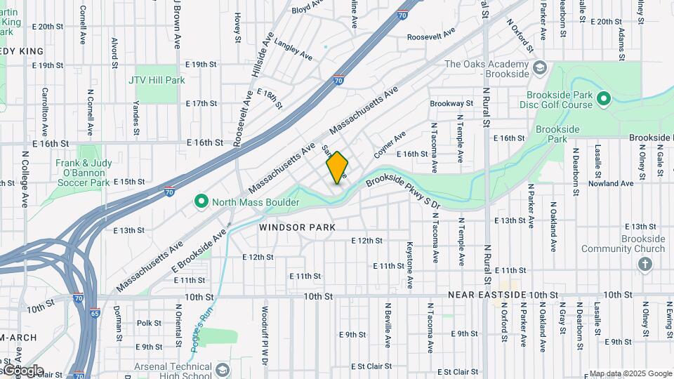 1405 N Hamilton Ave Map and Location Details