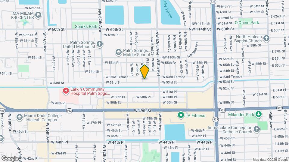 891 W 53rd St Map and Location Details