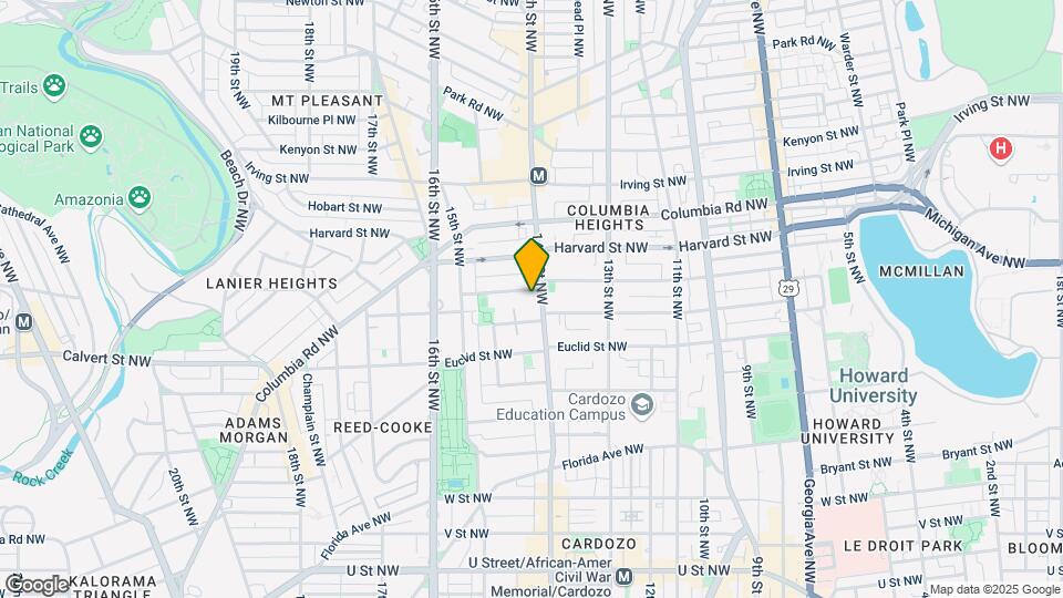 2750 14th St NW Map and Location Details