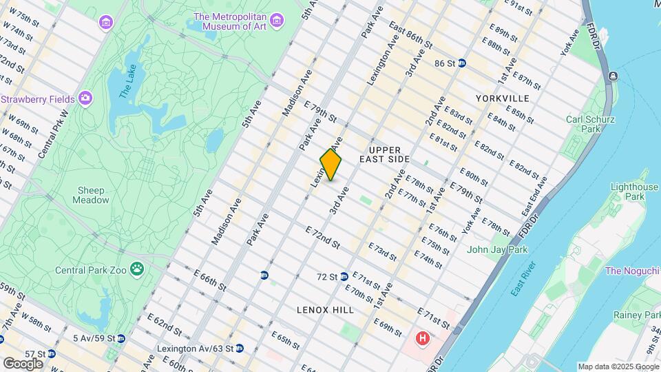 177 E 75th St Map and Location Details