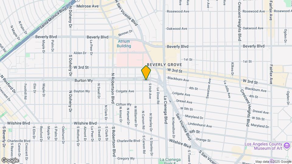 8568 Burton Wy Map and Location Details