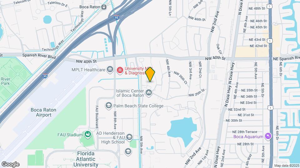 3600 NW 5th Terrace Map and Location Details