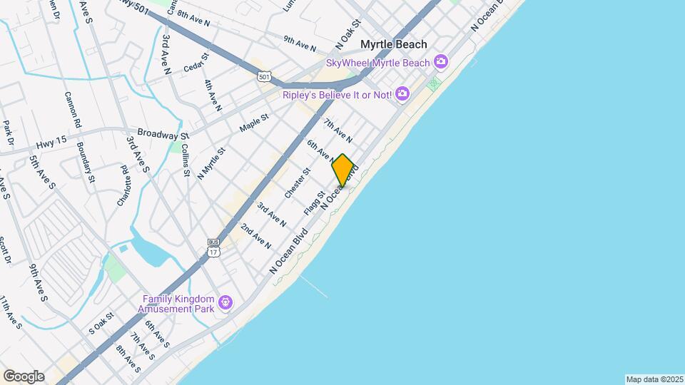 504 N Ocean Blvd Mapa y Detalles de la Ubicación
