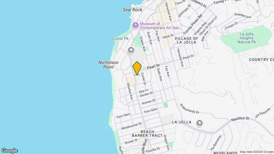 7449 La Jolla Blvd Map and Location Details
