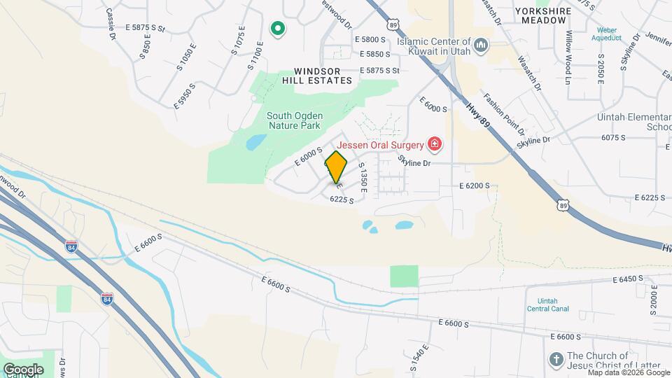 6157 S 1275 E Map and Location Details