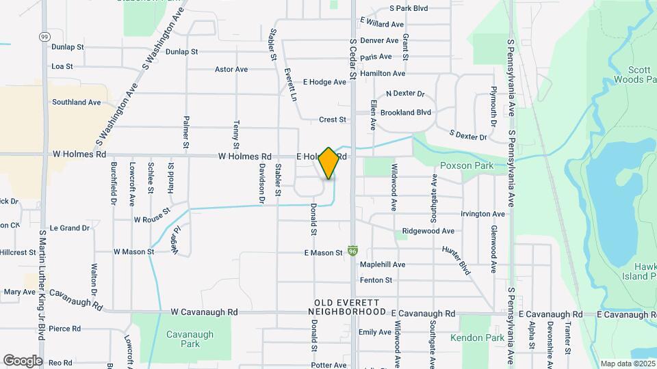 3515 Bergman Ave Map and Location Details