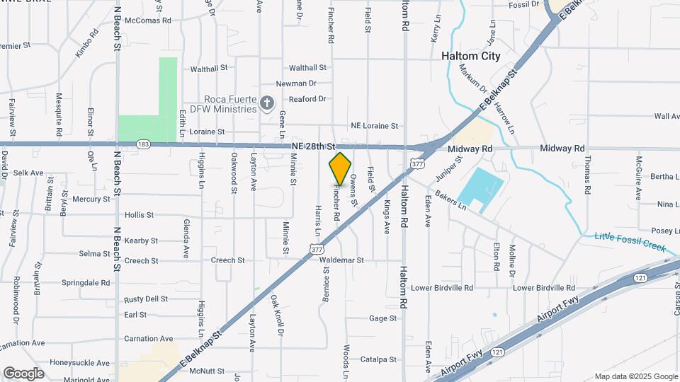 2300 Fincher Rd Map and Location Details