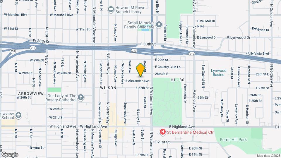 242 E Alexander Ave Map and Location Details