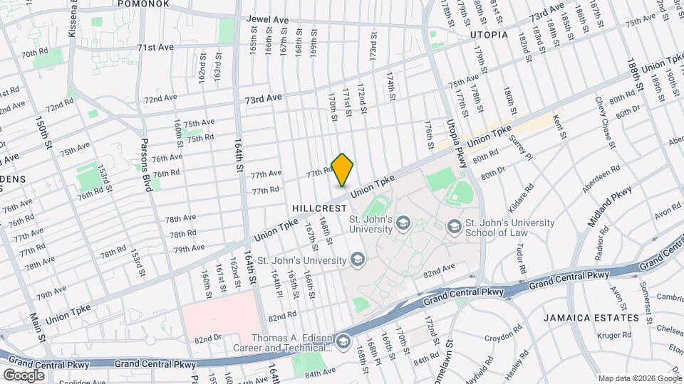 7740 170th St, Unit Fresh Meadows 2nd Floor Map and Location Details