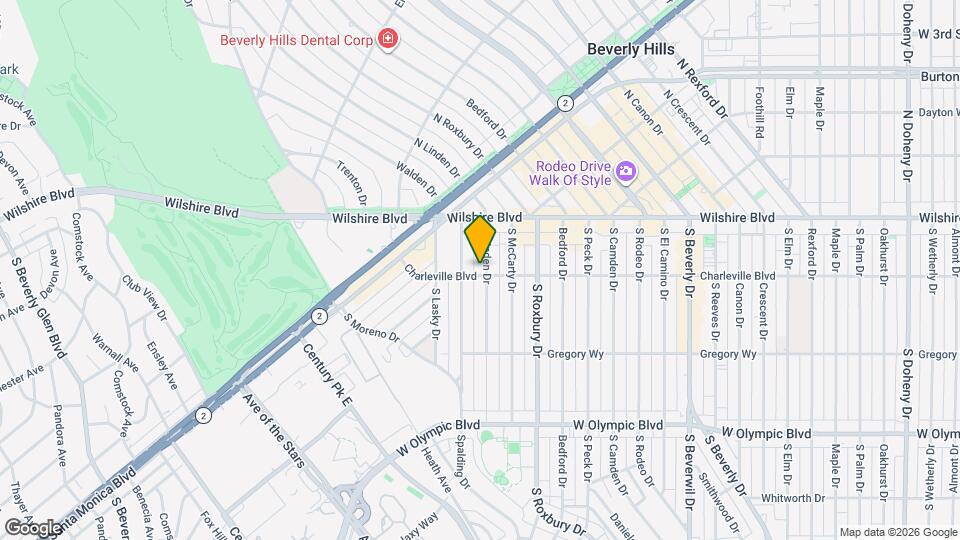 153 S Linden Dr Mapa y Detalles de la Ubicación