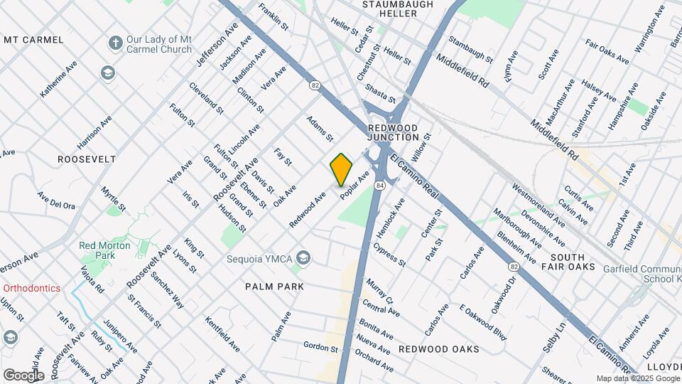 252 Poplar Ave Mapa y Detalles de la Ubicación