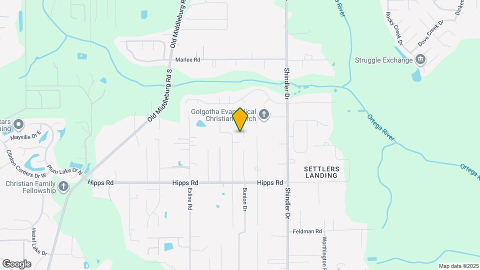 6968 Loris Ln Map and Location Details