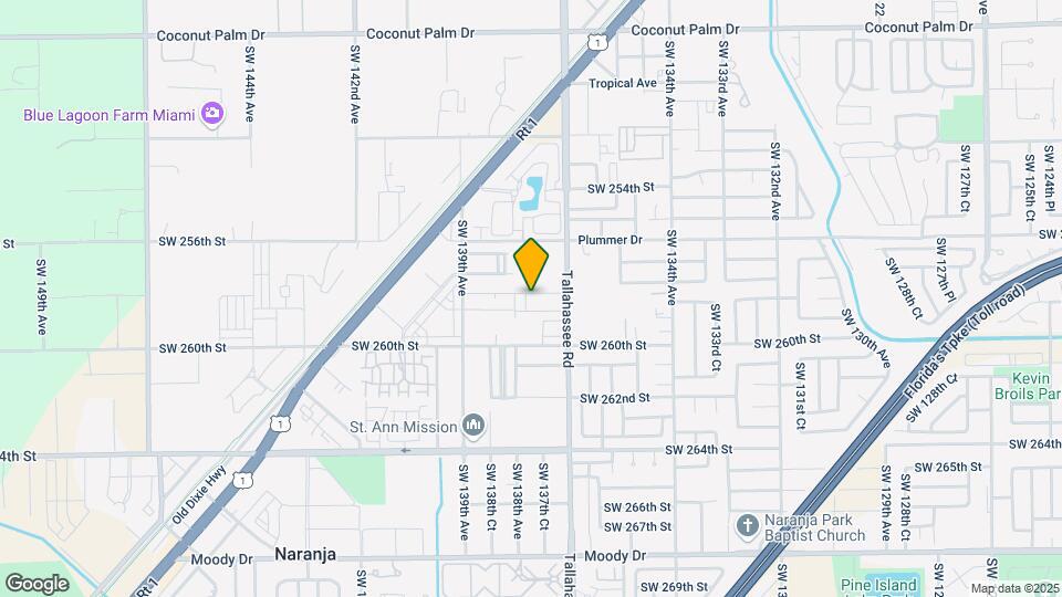 25807 SW 137 Path Map and Location Details
