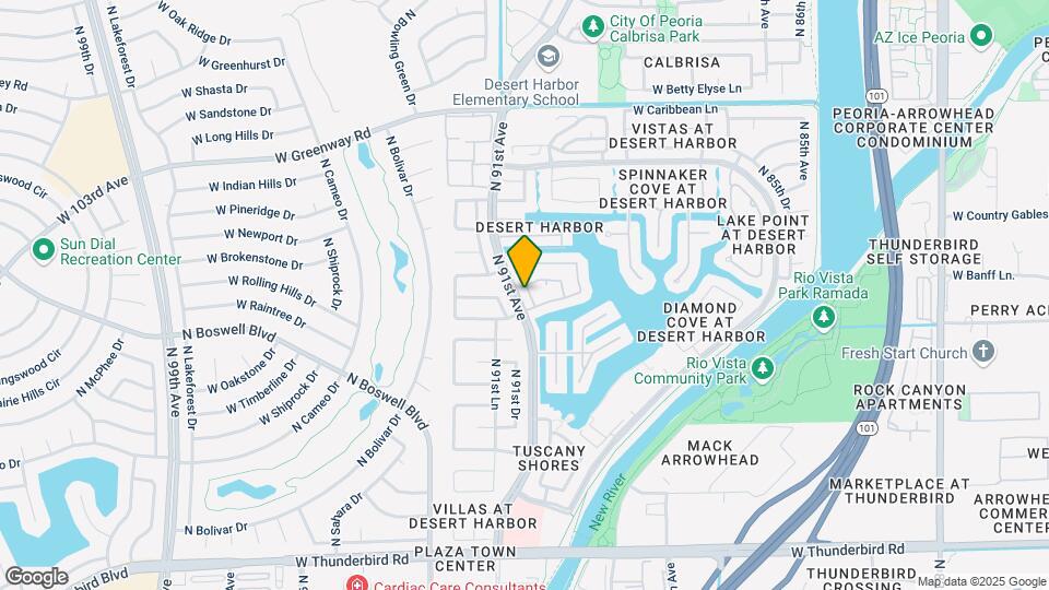 14666 N 90th Ln Map and Location Details