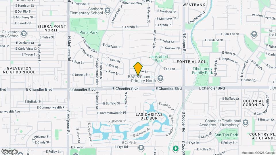 1611 E Flint St Map and Location Details